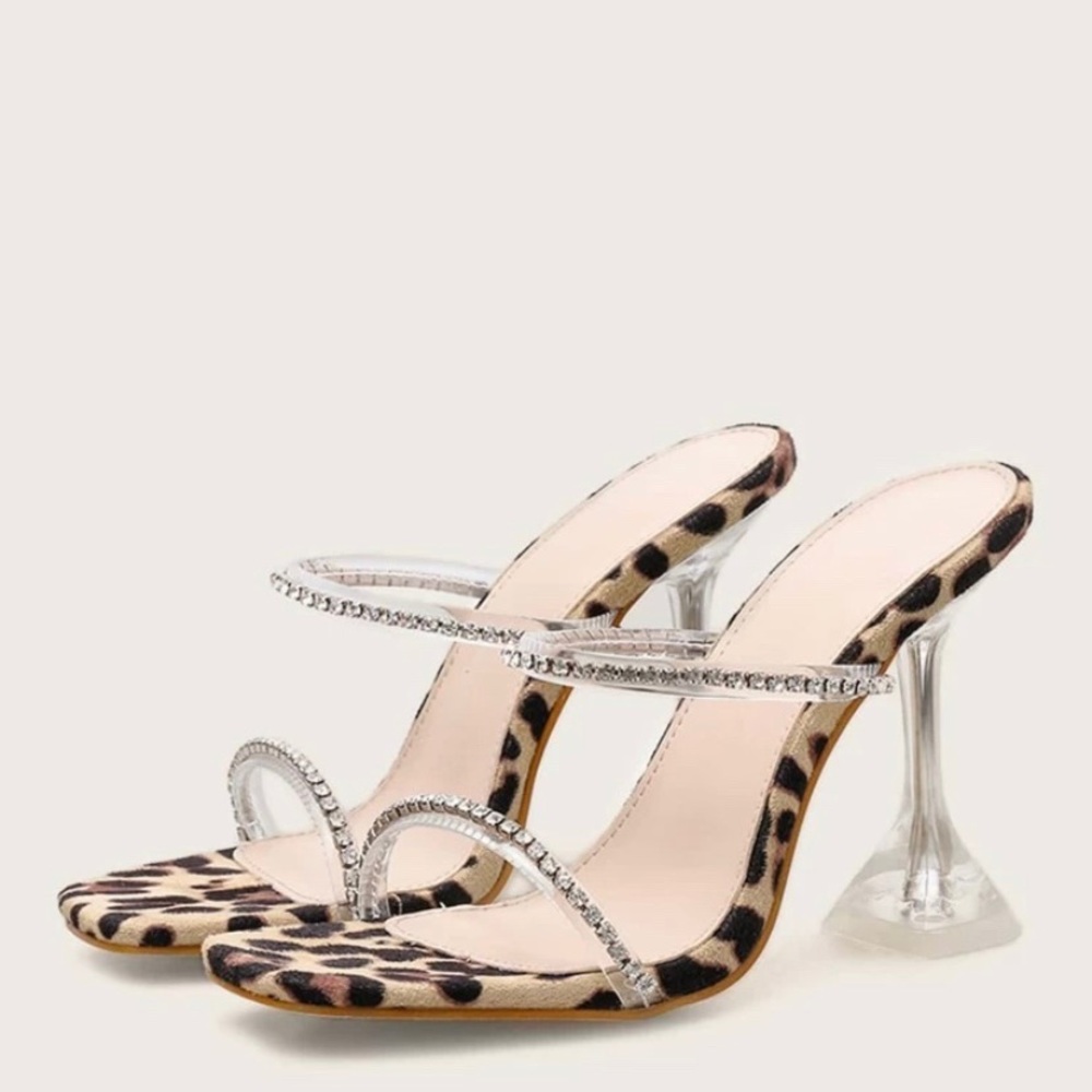 Cheetah print heels